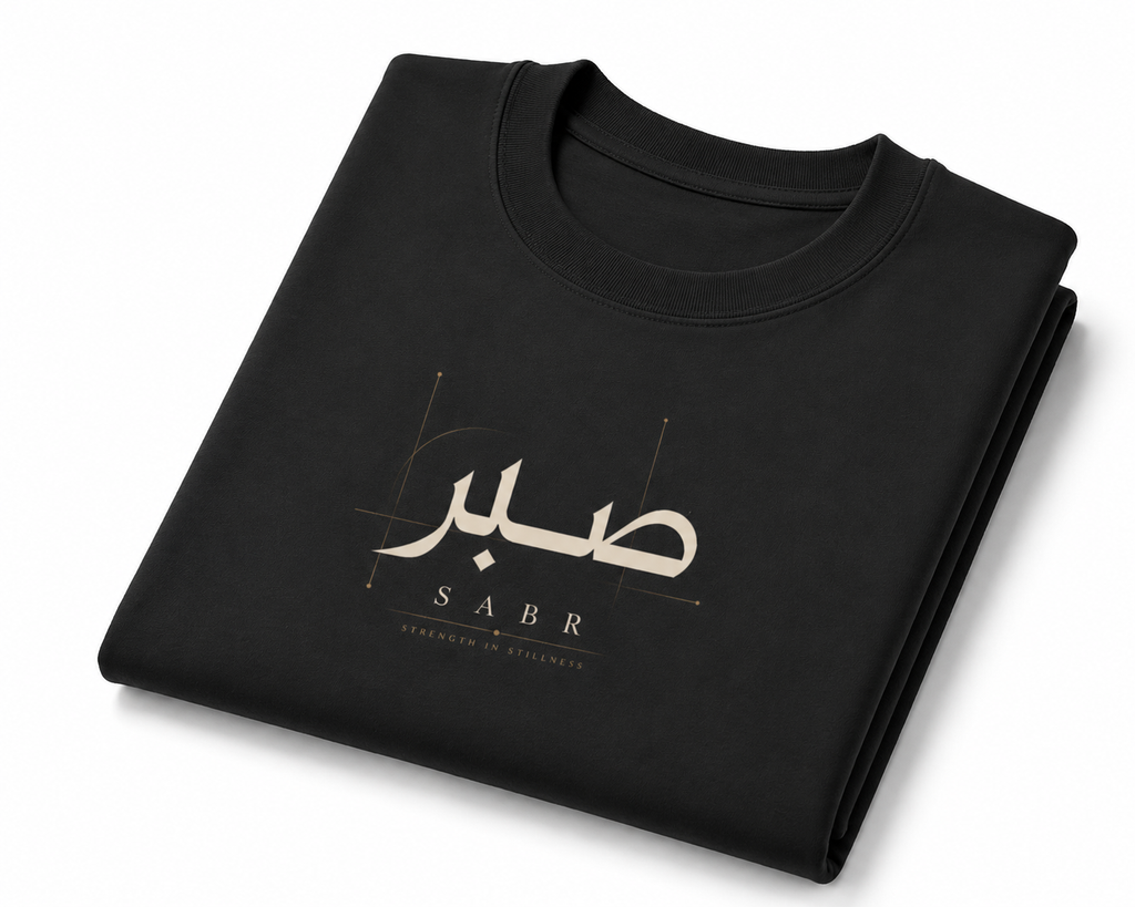 SABR | Premium Oversized Terry T-Shirt | Black