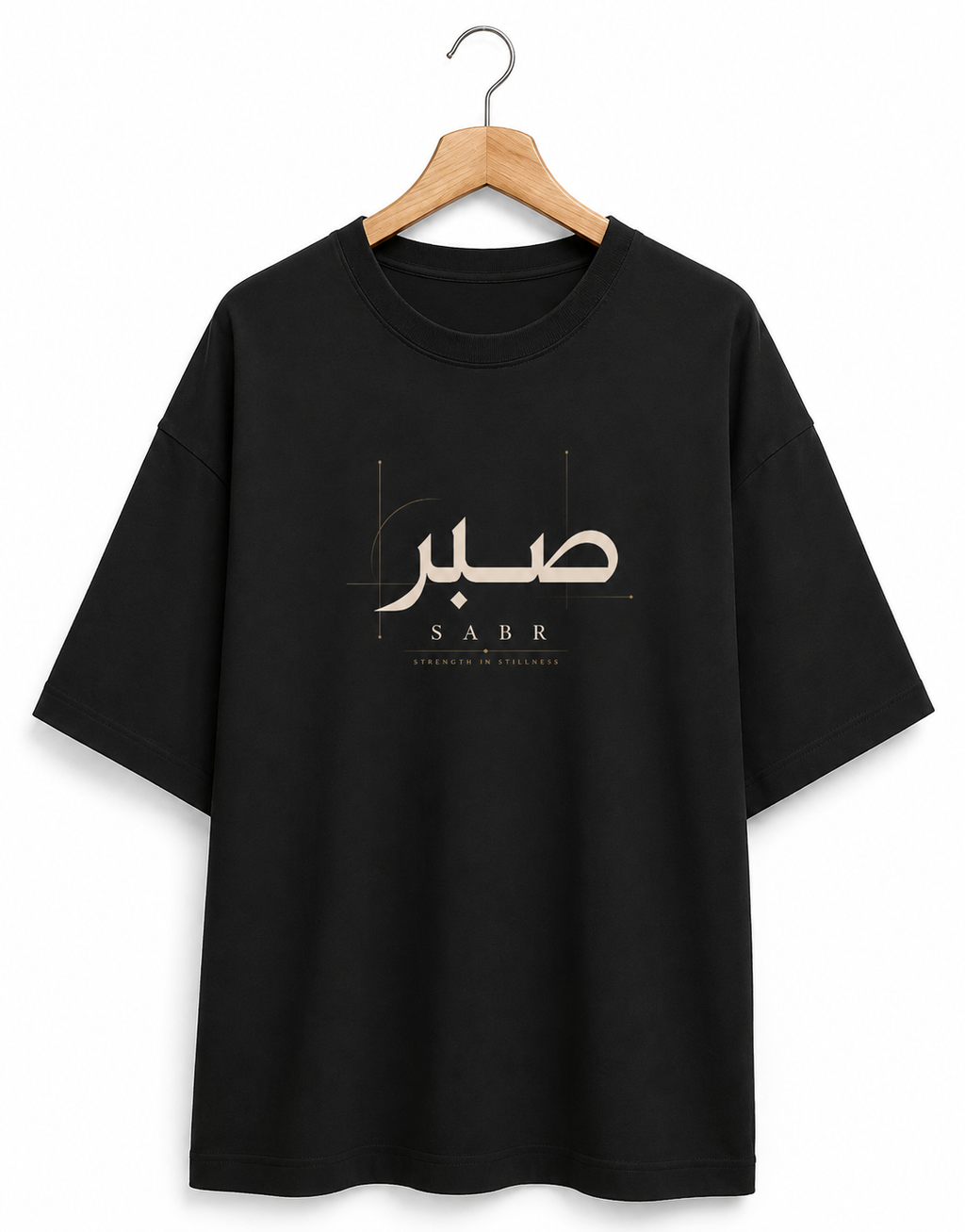 SABR | Premium Oversized Terry T-Shirt | Black